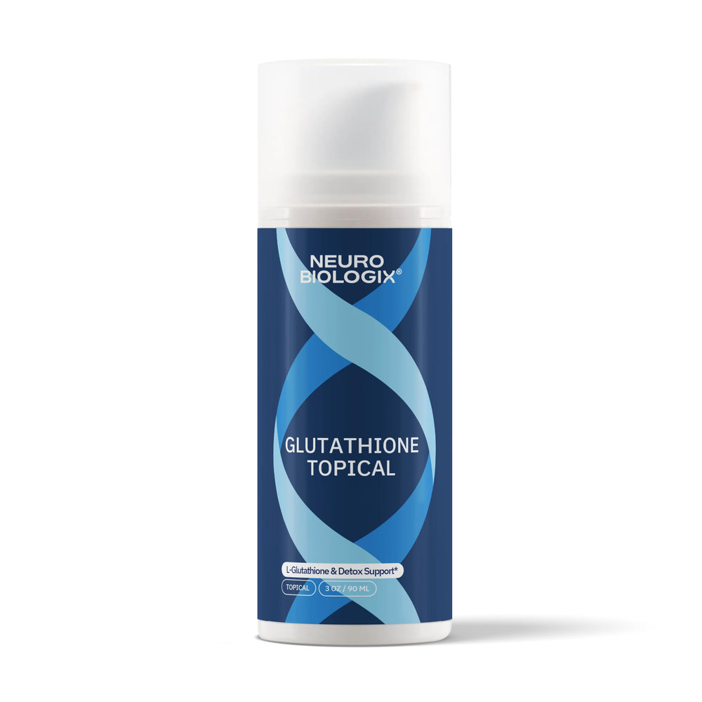 Neurobiologix Glutathione Topical Cream bottle for daily skin support.