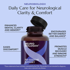 Neurobiologix Pea Soothe daily life setting reinforces consistent use.