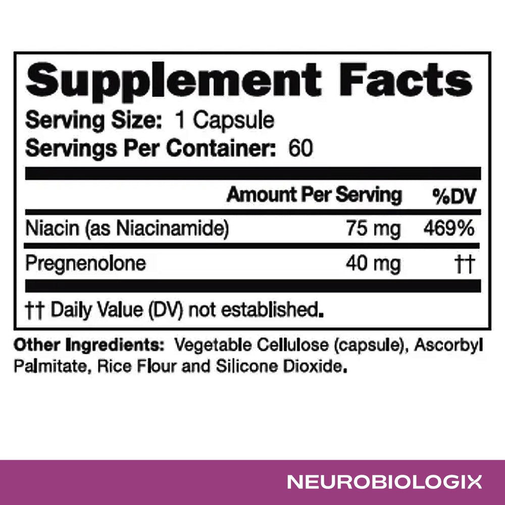 Calm mood scene with Neurobiologix Pregnenolone Plus