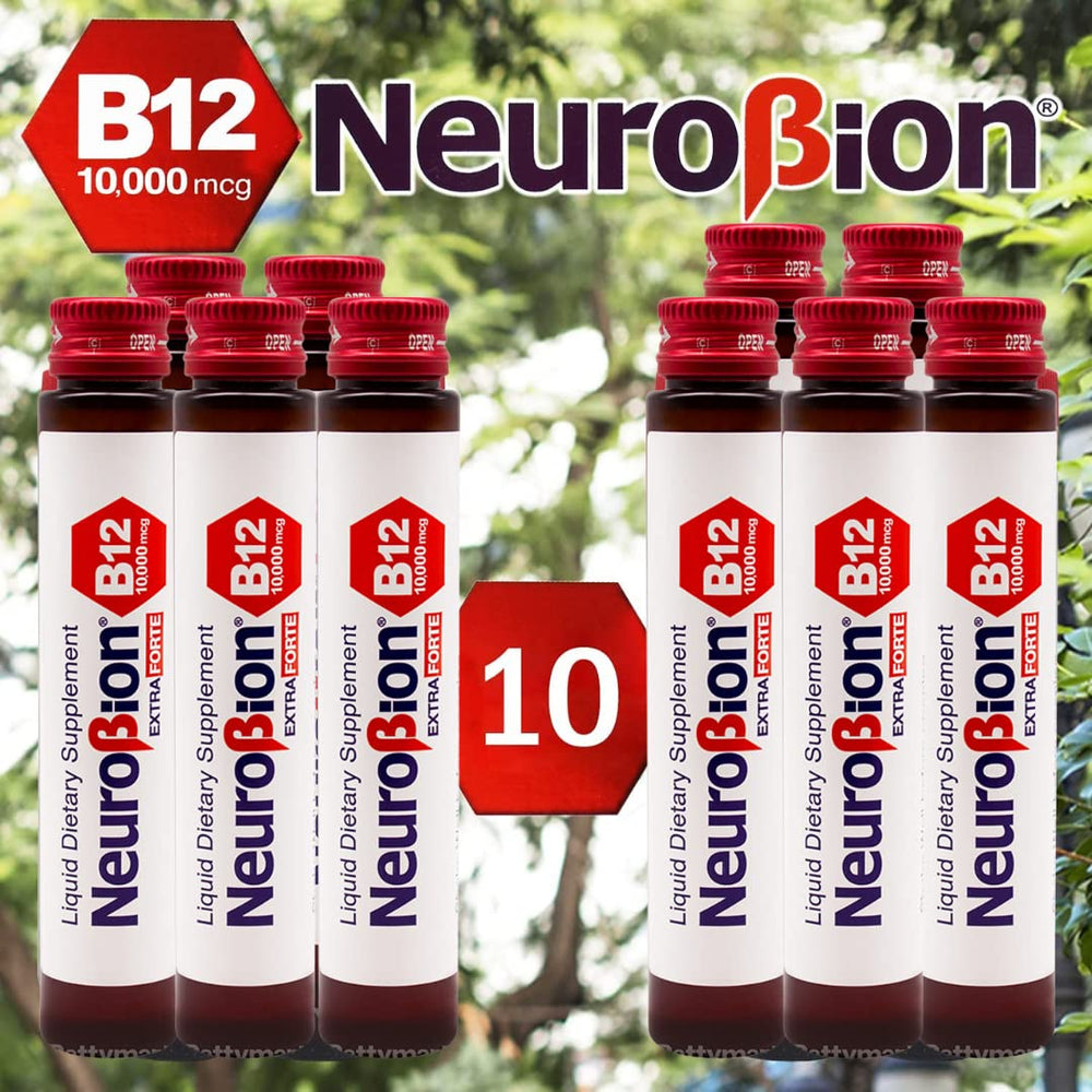 Neurobion box containing 10 vials for convenient supply.