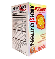 Neurobion Energy Amino Acids triple-pack box for convenient ongoing supply.