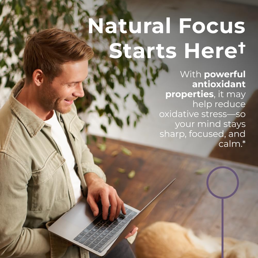 Neurogan Luteolin tablets glass bottle with pills emphasizes convenient daily use.