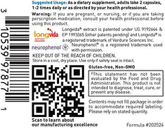 Neurophenol blueberries and grapes blend illustration for cognitive support.