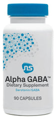 NeuroScience Alpha GABA bottle displayed for convenient mood support use