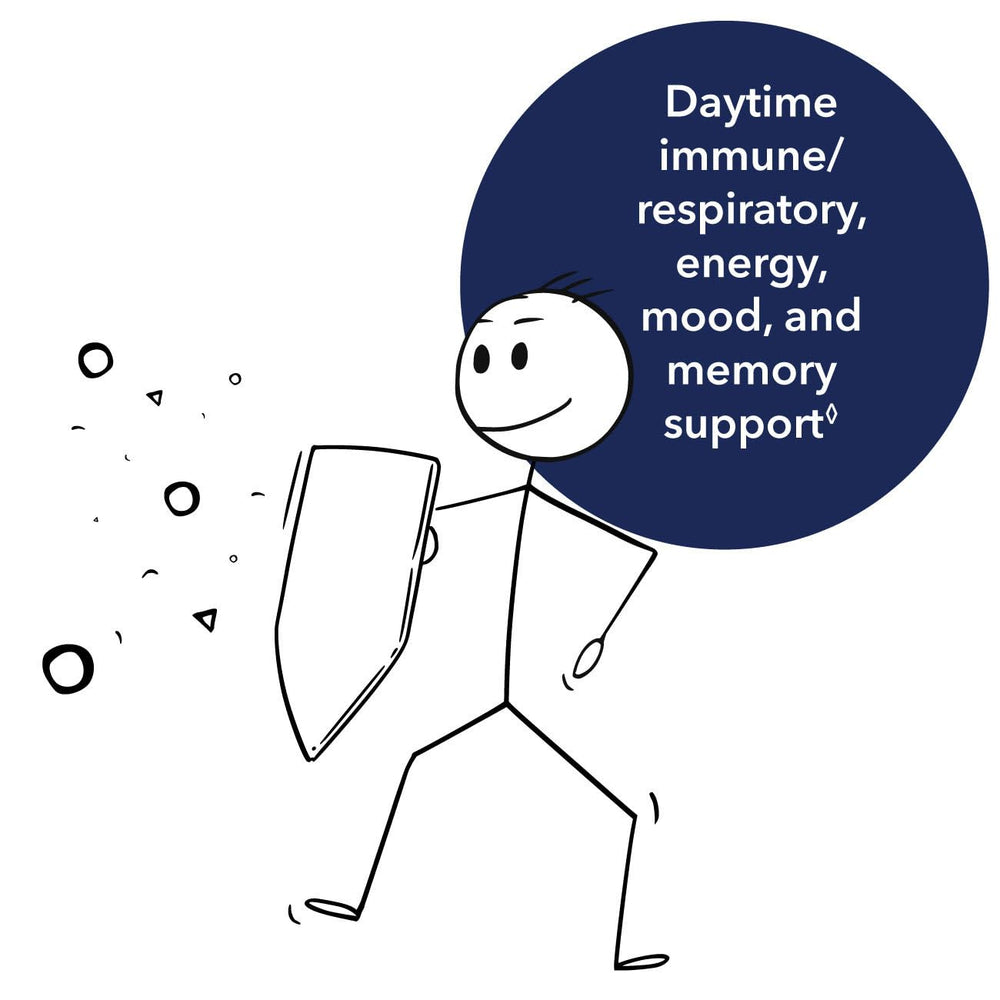 NeuroScience ImmuWell vitamin C and zinc depiction for daily resilience.