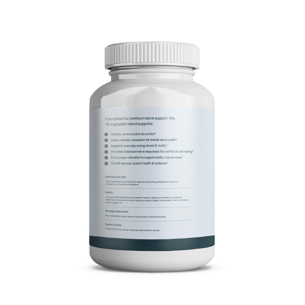 NEUROSMILE vitamins C, D3 and E blend highlighting antioxidant-rich nutrients.