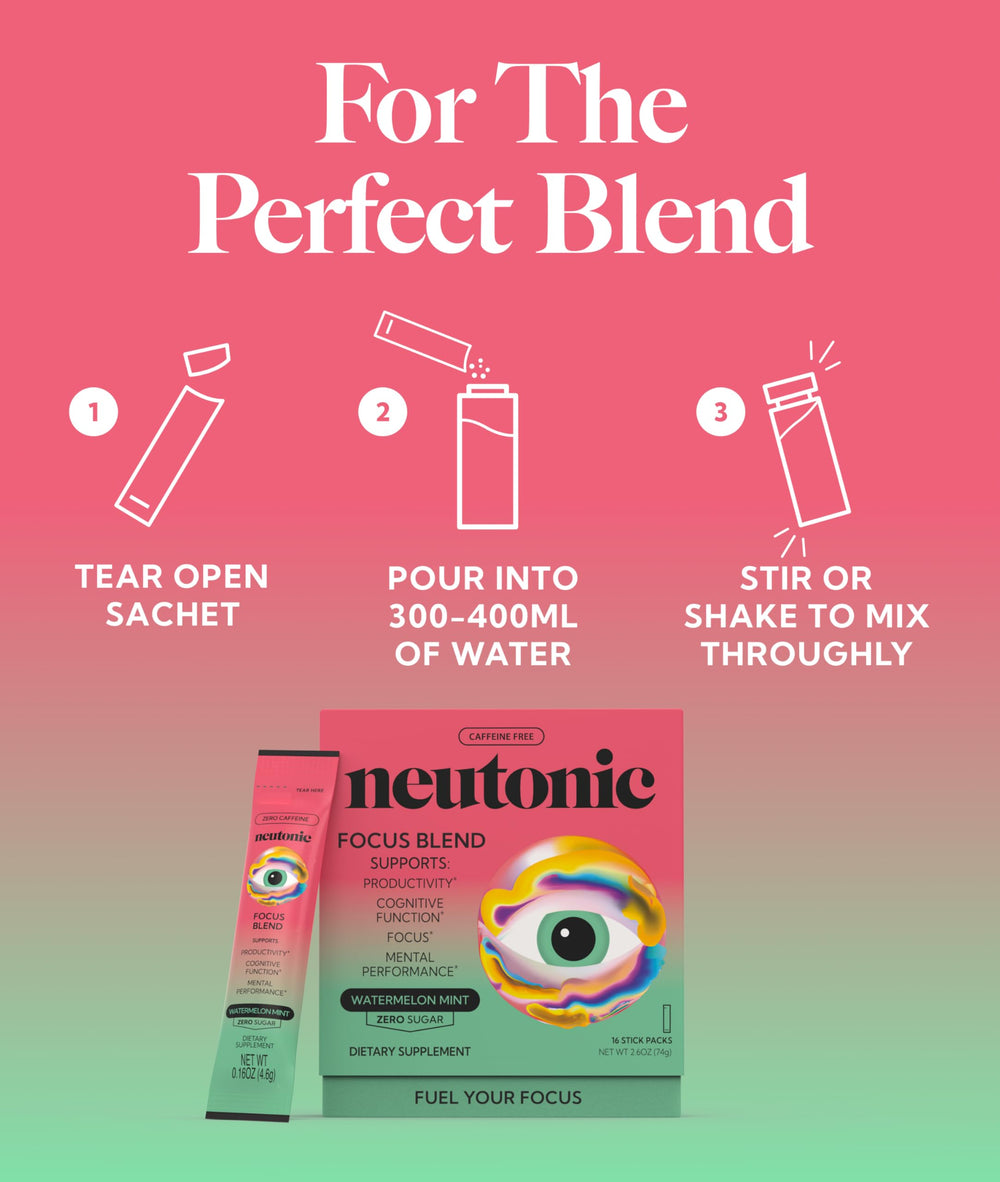 Neutonic Watermelon Mint sticks inside package ready to grab.