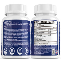 Calming herbs together with magnesium hint at relaxed sleep support.