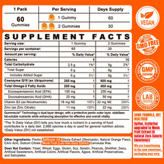 NEVISS CoQ10 Gummies liquid-filled center detail for improved absorption.