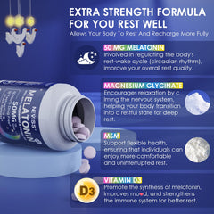 Fast-dissolving tablets shown melting on tongue for quick onset.
