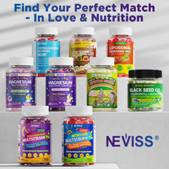 NEVISS immune and energy support with zinc and elderberry for resilience.