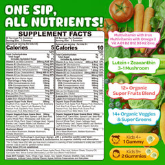 NEVISS Kids gummies close-up reveals green apple filling and gelatin-free outer layer.