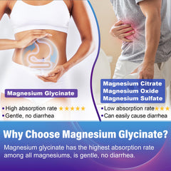 NEVISS magnesium glycinate for gentle absorption