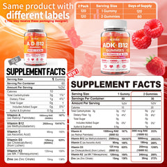 Gummies close-up with raspberry flavor highlighting vegan D3 and B12