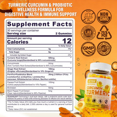 NEVISS gummies label close-up highlighting 95% curcuminoids for turmeric strength.