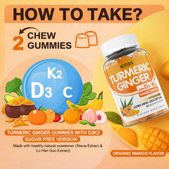 NEVISS gummies close-up label shows black pepper for bioavailability