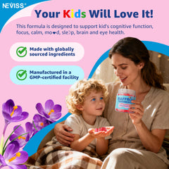 NEVISS vegan omega-3 algae illustration.
