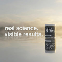 NSF-certified facility logo with Nevora Labs Gray Guard branding.