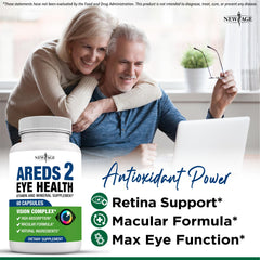 NEW AGE AREDS 2 bottle with Eyebright herb notes for natural eye support