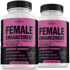 NEW AGE beef organ supplement bottle with liver capsules for daily vitality.