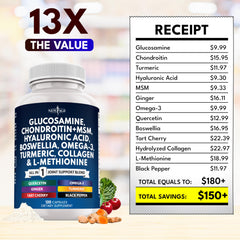 NEW AGE Boswellia Ginger Quercetin blend label showcases botanical ingredients