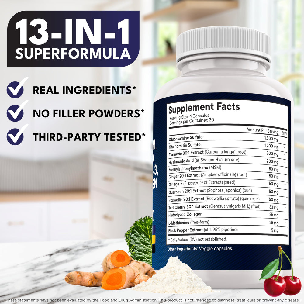 NEW AGE Boswellia Ginger Quercetin blend for daily comfort.