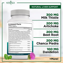 NEW AGE chanca piedra extract detail illustrating plant-based liver care