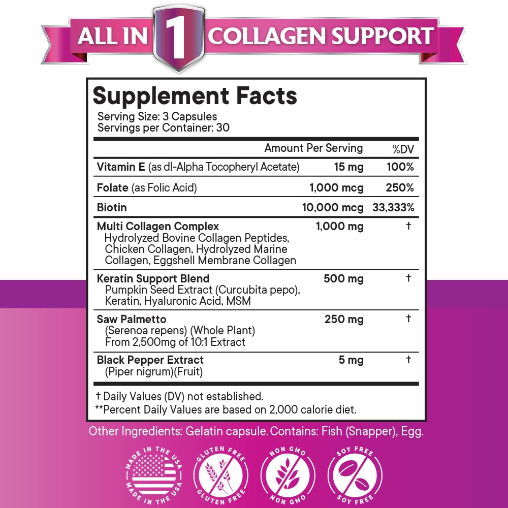 New Age Collagen Pills bottle with spoon for easy daily intake.