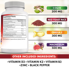 NEW AGE CoQ10 200mg capsule close-up highlights core supplement features.
