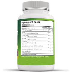New Age daily-use supplement scene with glass of water demonstrates routine-friendly format.