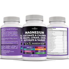 New Age magnesium multi-mineral formula highlights comprehensive joint and energy support.