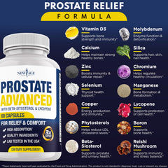 NEW AGE Prostate beta sitosterol bottle for balance
