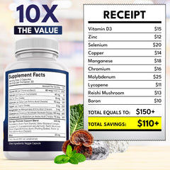 NEW AGE Prostate daily wellness bottle designed for men