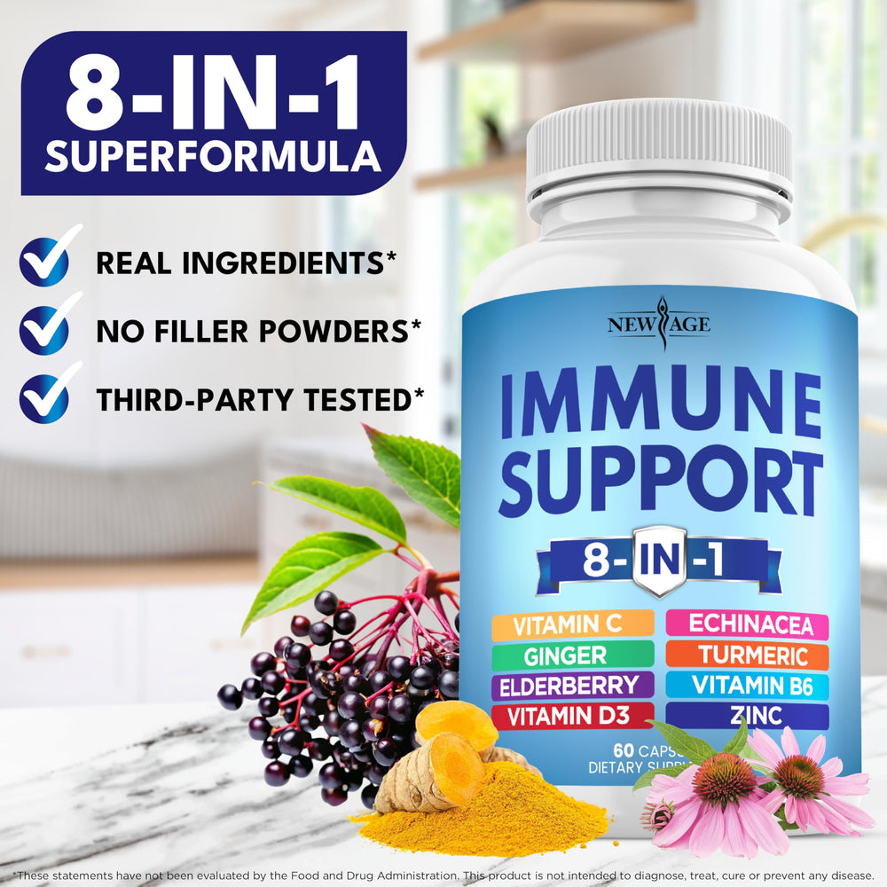 NEW AGE vitamin c 1000 mg capsules with zinc detail