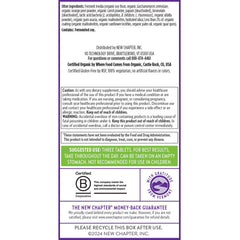 Three-tablet daily serving demonstrated for comprehensive prenatal nutrition.