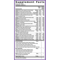 Organic vegetables and herbs base of New Chapter Prenatal supplement.