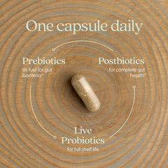 All-Flora postbiotic compounds accompany live strains for gut balance