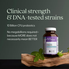 New Chapter All-Flora prebiotic fiber supports probiotic growth
