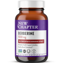 New Chapter Berberine bottle label showing 60-count supply for daily use.