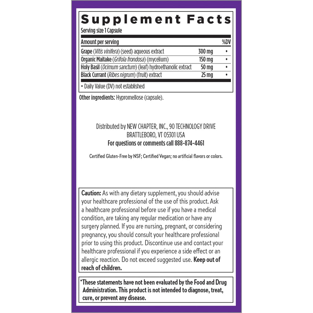 New Chapter Blood Pressure Take Care probiotic media closeup, supporting healthy levels naturally.