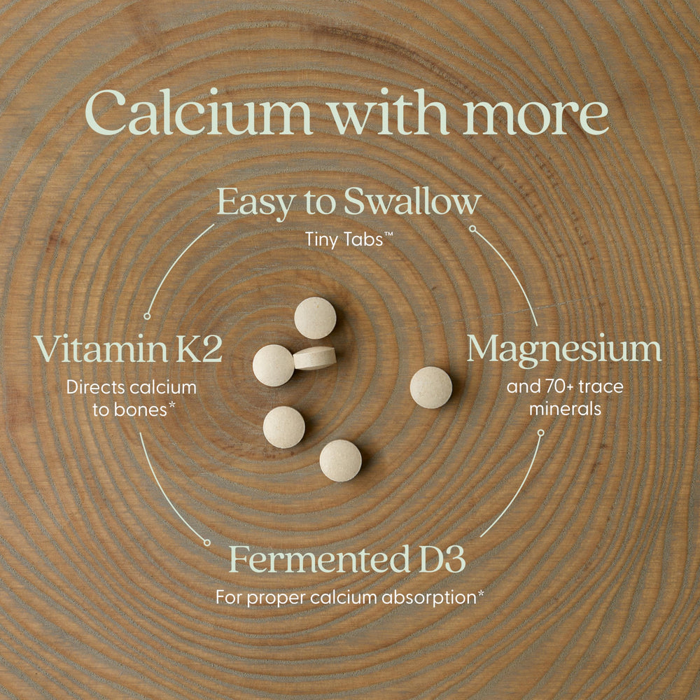 New Chapter calcium D3 and K2 formulation close-up