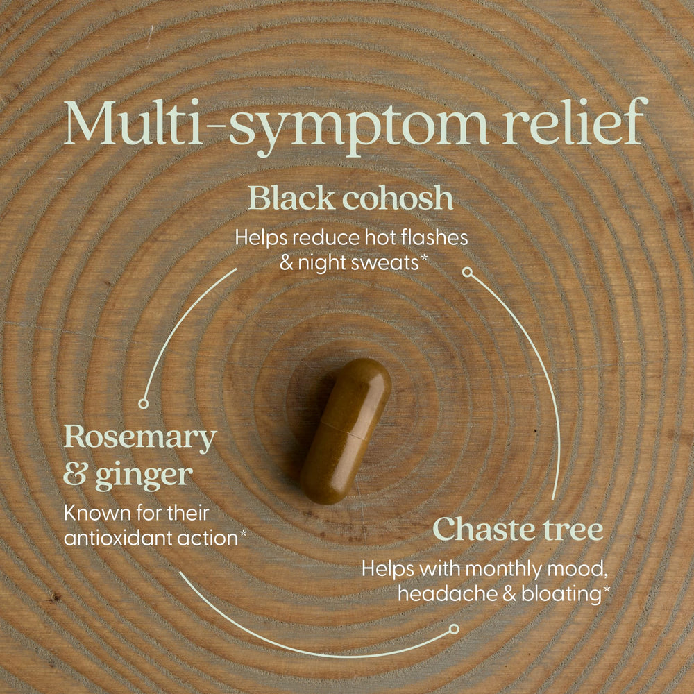 New Chapter Estrotone ingredient blend featuring black cohosh and Vitex.