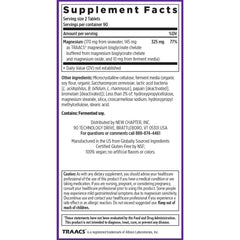 New Chapter Magnesium Complex non-GMO verification photo highlights certified gluten-free status.