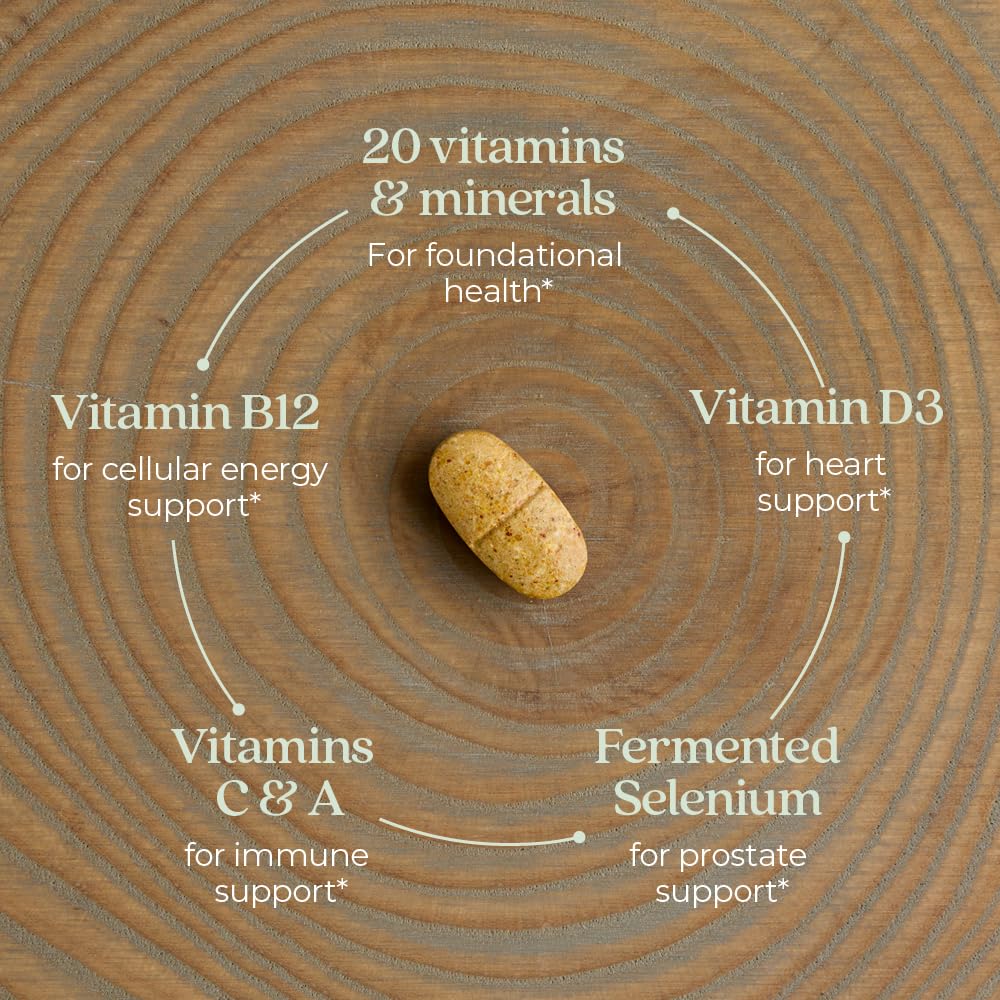 Fermented whole-food nutrients from New Chapter Men’s 40+ illustration