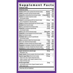 New Chapter multivitamin for men 50 plus packaging highlighting organic ingredients and fermentation.