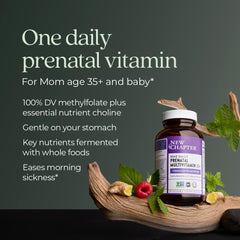 New Chapter Prenatal ginger for nausea relief as part of the routine.