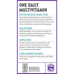 New Chapter Prenatal gluten-free and non-GMO packaging for clean daily use.