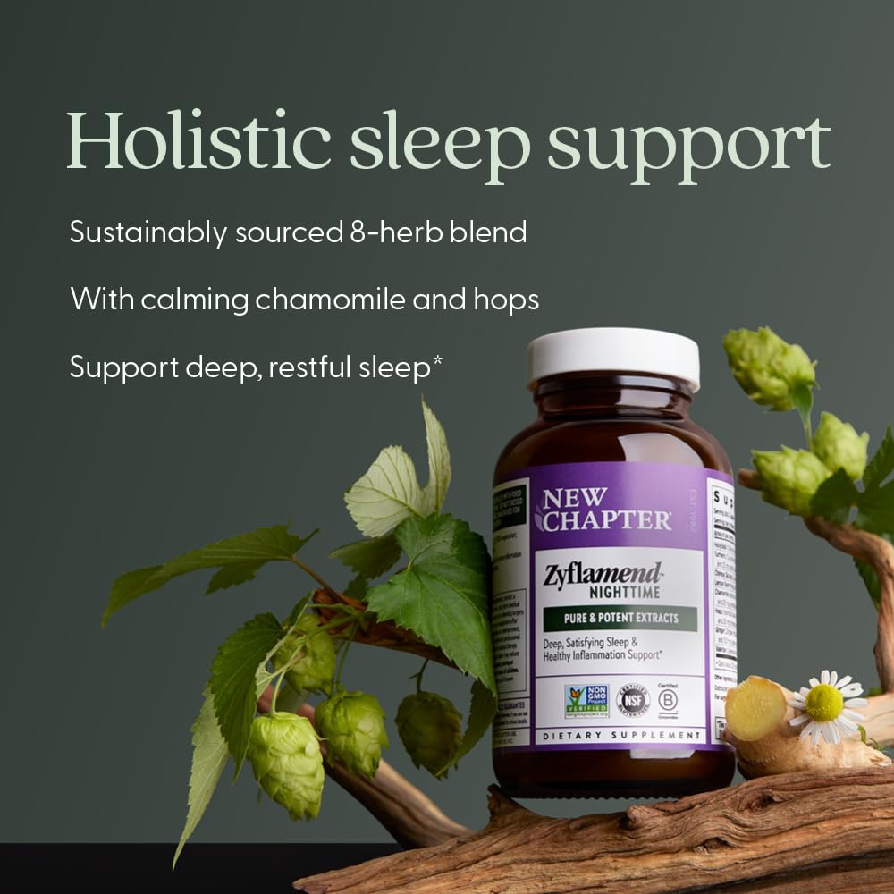 Label notes non-drowsy, non-habit forming benefits for natural sleep support.