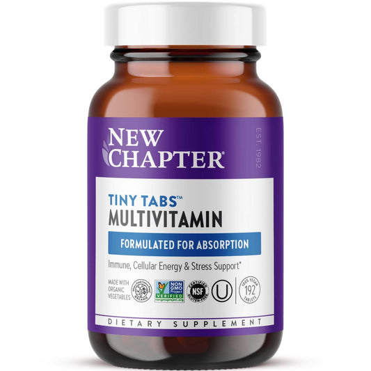 New Chapter Tiny Tabs compact tablet for easy daily nutrition