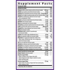 New Chapter women's multivitamin 50plus packaging highlights sustainable sourcing.